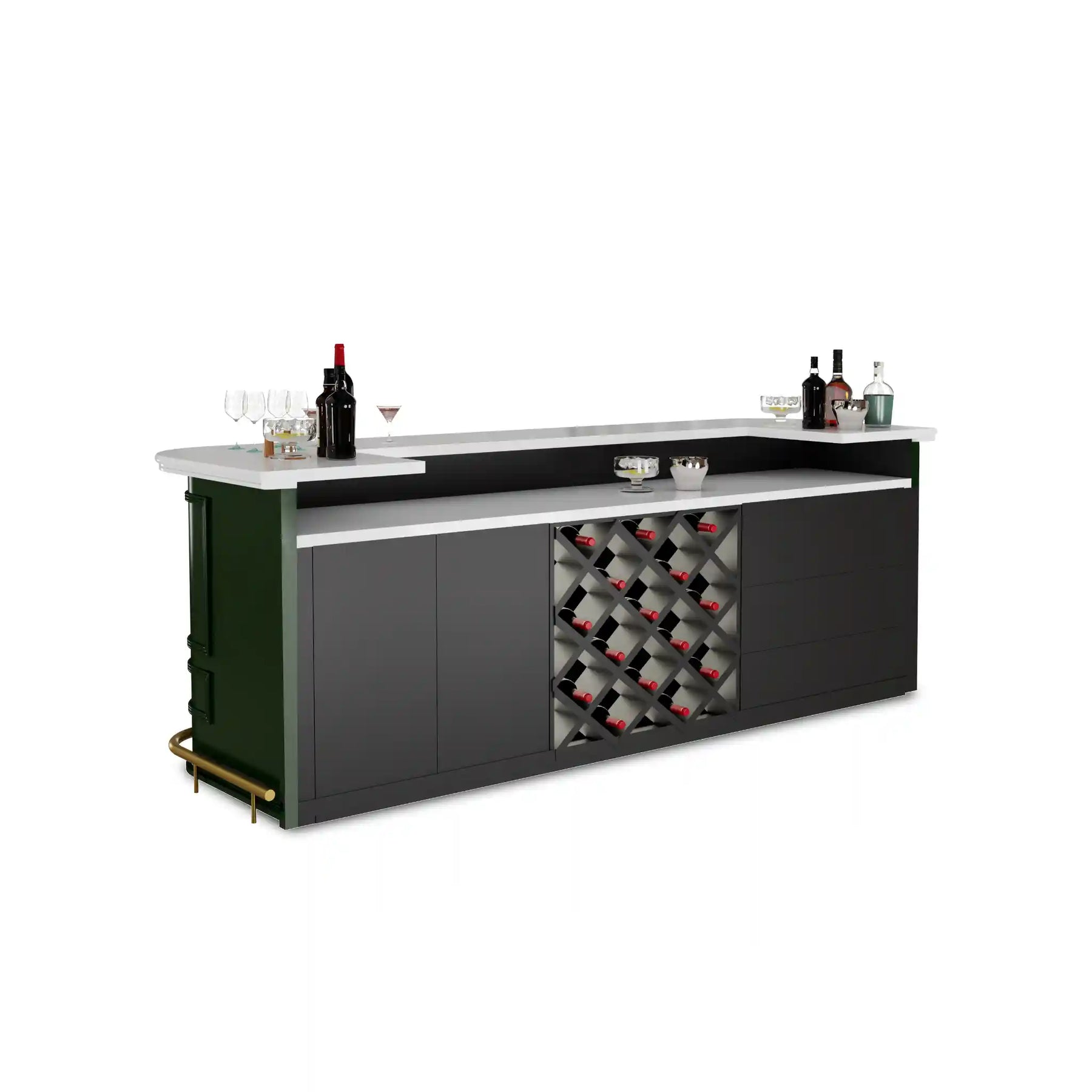 Velluto Bar Counter in a room setting