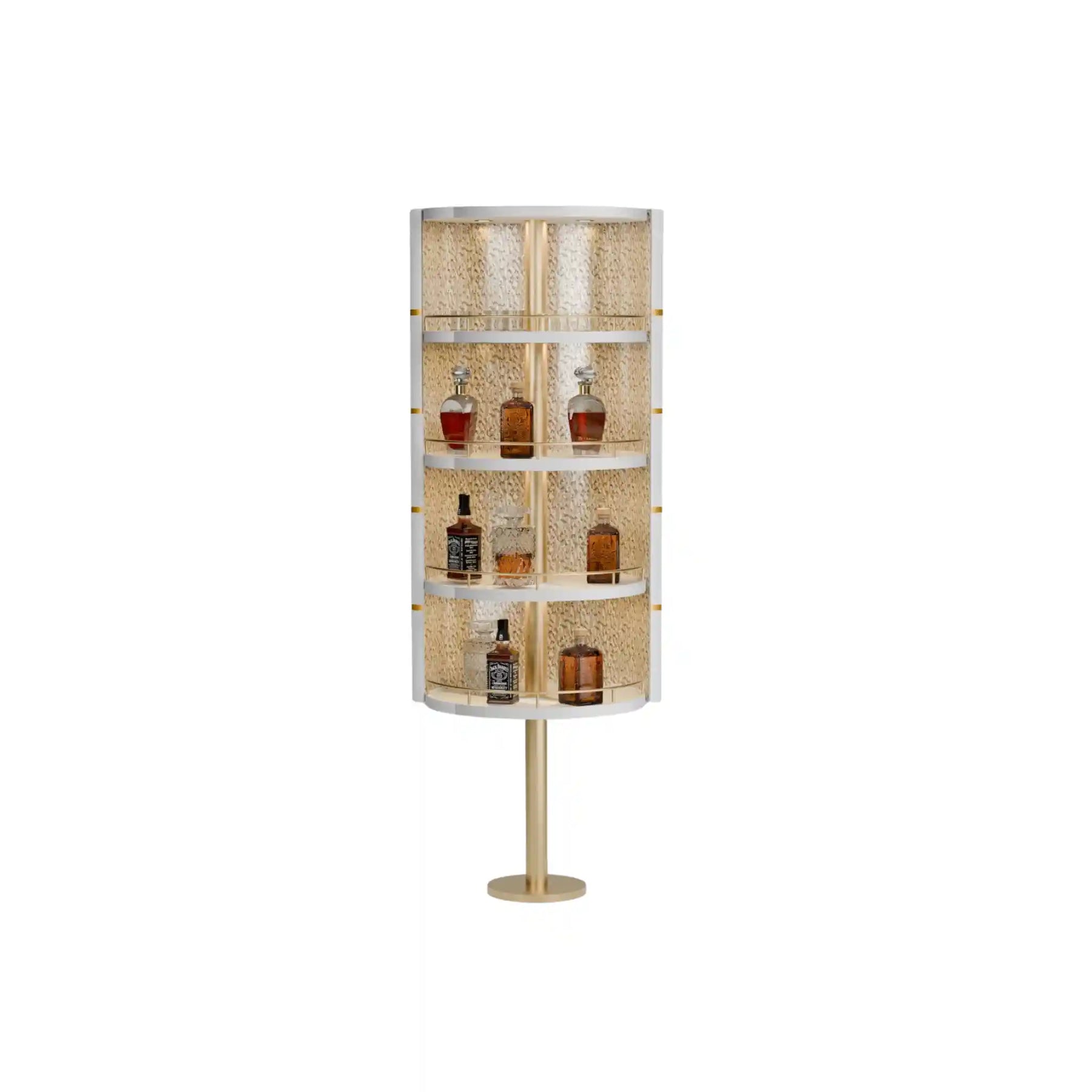 Lumoire Bar Cabinet in a room setting
