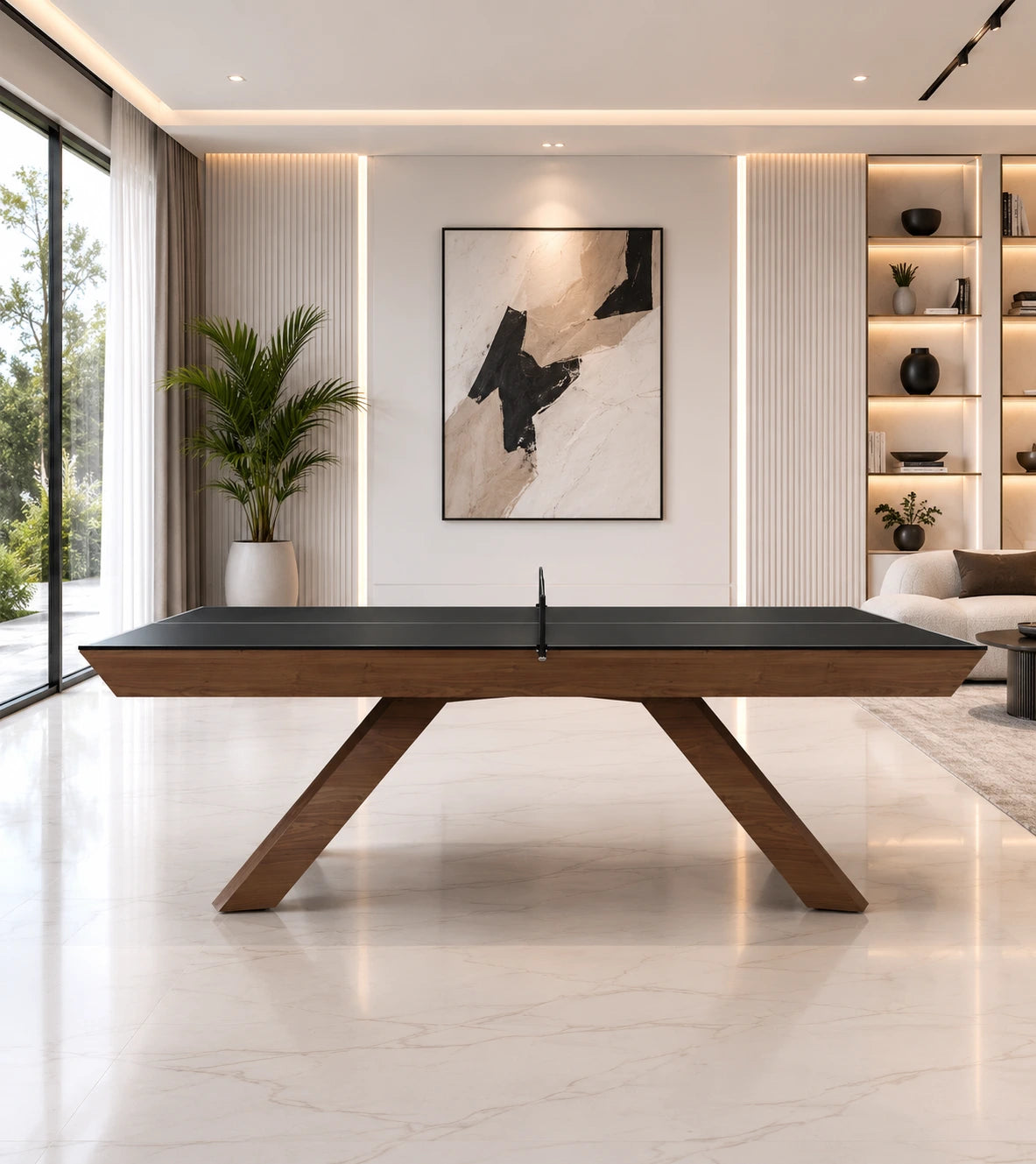 Sorrento Tennis Table in a room setting