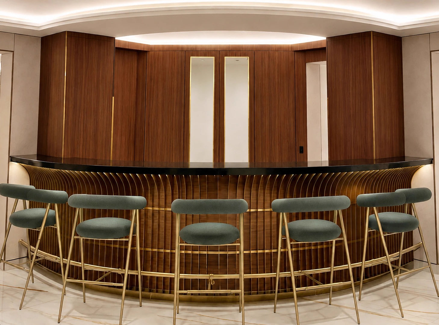 Aurum Arc Home Bar
