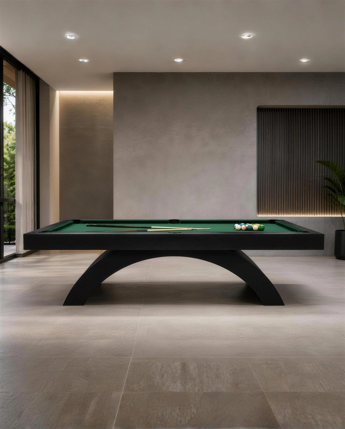 Candore Pool Table in a room setting