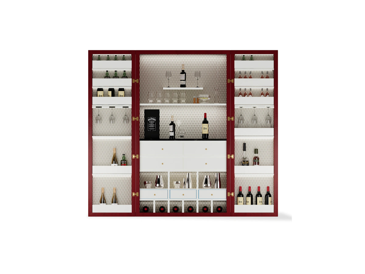 Casa del Vino Bar Cabinet in a room setting