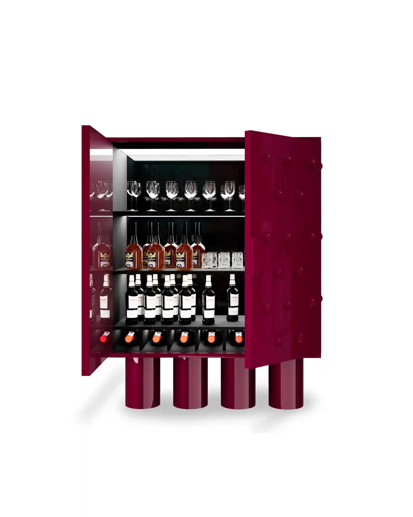 Vigna Bar Cabinet in a room setting