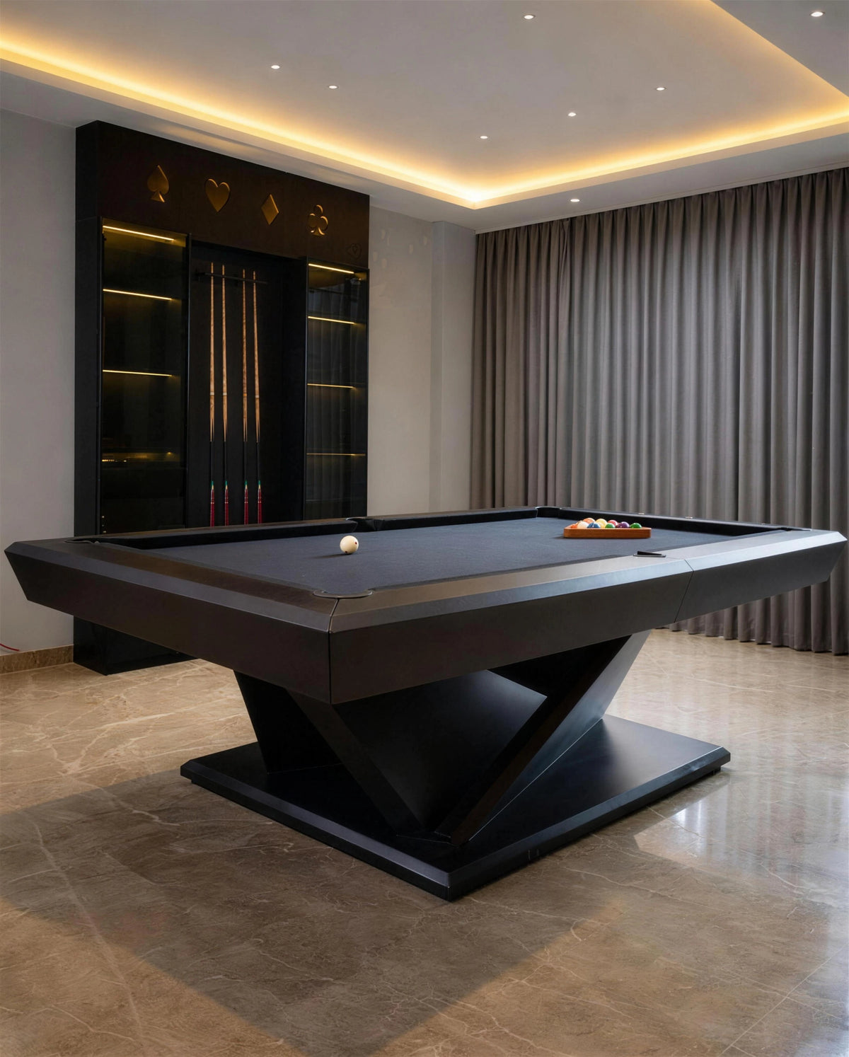 Kingston Pool Table in a room setting