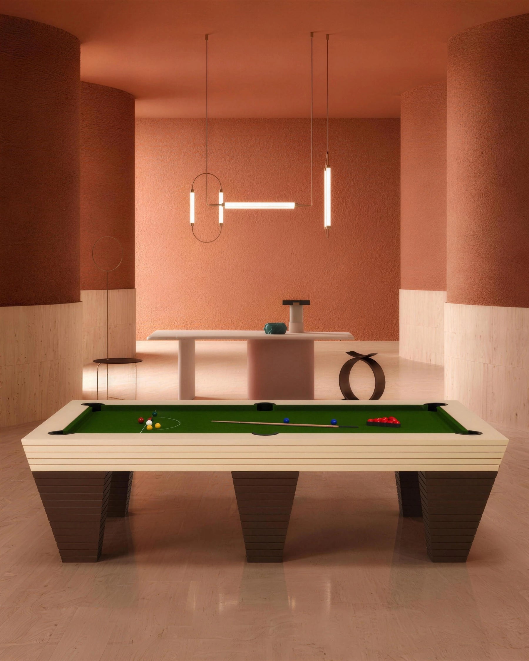 Mimosno Snooker Table in a room setting