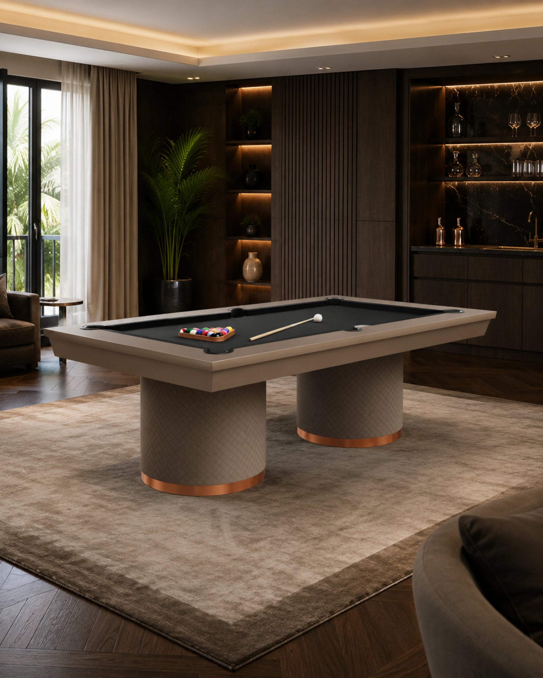 Patalo Pool Table in a room setting
