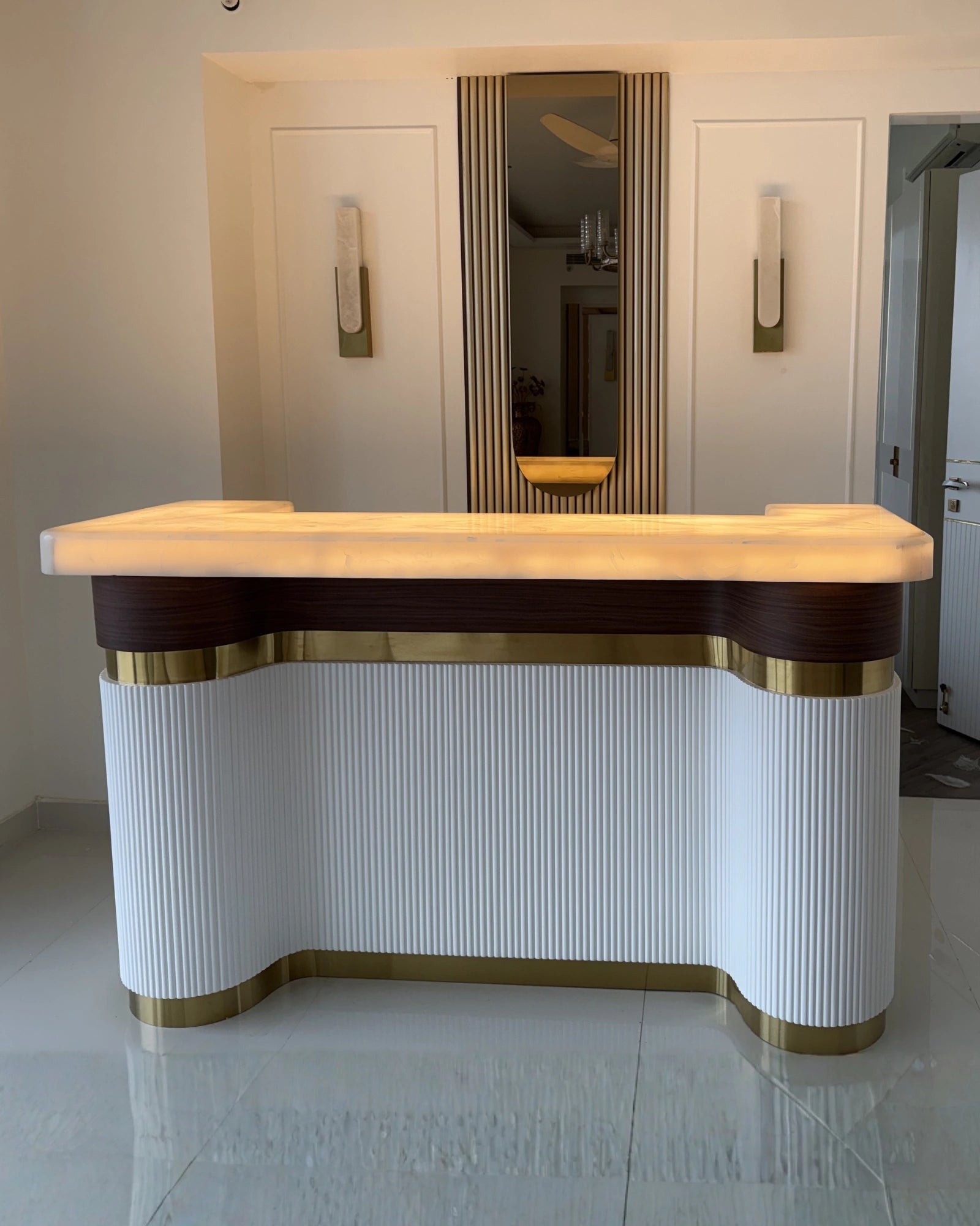 Sierra Bar Counter in a room setting