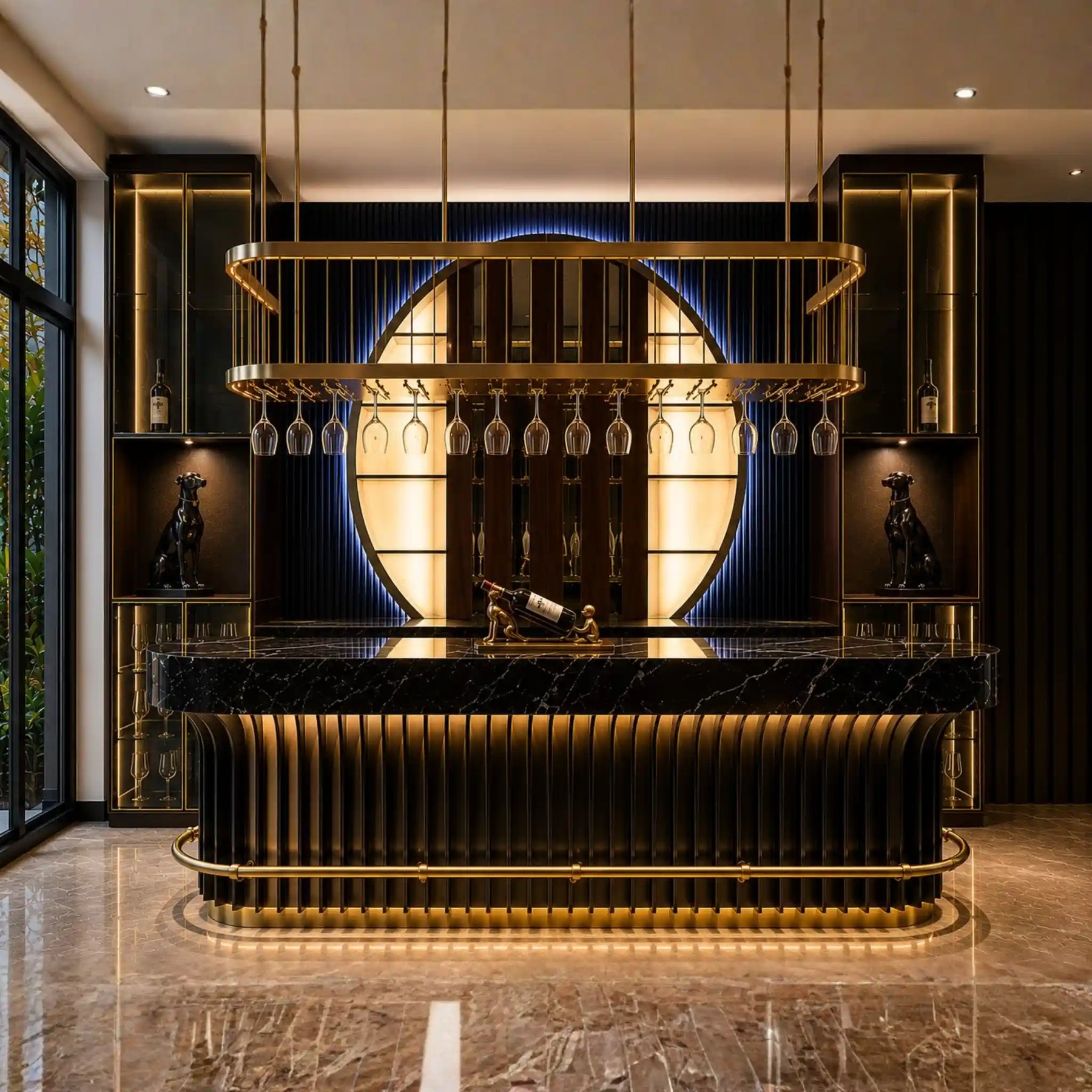 Zenith Luxury Home Bar in a room setting